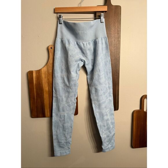 NVGTN blue camo leggings size Small - Picture 2 of 5